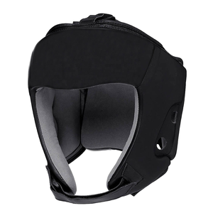 Protector de cabeza táctico ajustable de cuero con protector ocular abatible para niños y adultos, accesorios para deportes de esquí - Product Image 1