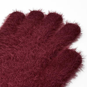 <span class=keywords><strong>Guanti</strong></span> da donna invernali da tenere caldi <span class=keywords><strong>guanti</strong></span> di peluche elasticizzati <span class=keywords><strong>guanti</strong></span> morbidi con pelliccia di visone lavorati a maglia da ragazza <span class=keywords><strong>guanti</strong></span> Touch Screen alla moda, rosso - Product Image 4