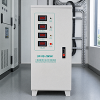 Stabilisateur de tension automatique triphasé 0,5-1000 KVA 380 V AVR, bobine 100 % cuivre pur, affichage numérique, régulateur de tension industriel