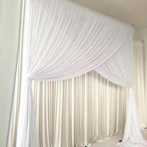 <span class=keywords><strong>Tende</strong></span> Elasticizzate in Spandex Antirughe per Sfondo Matrimoniale, Decorazione per Eventi e Feste, Bianco - Product Image 1