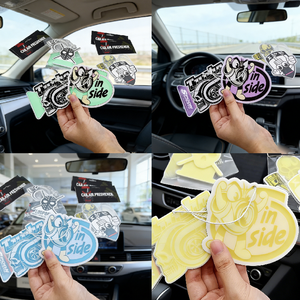 Diffuseur de <span class=keywords><strong>parfum</strong></span> pour voiture en forme de carte, avec logo personnalisé, tablette <span class=keywords><strong>parfum</strong></span>ée à suspendre, pour rétroviseur ou grille d'aération, éclairage d'ambiance - Product Image 5