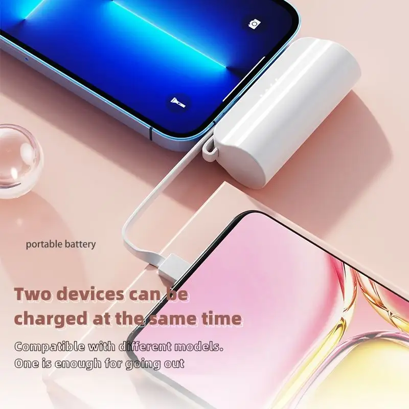 Christmas Gifts 1200mah Portable Power Emergency Keychain Fast Charging Bank supply type C for iphone 2600mah pwoerbanks