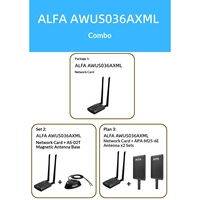 Adaptateur WiFi USB ALFA AWUS036AXML MT7921AUN original, prend en charge le cryptage WPA3, 1300 Mbps pour Kali Linux, Windows 7/10/11, Ubuntu