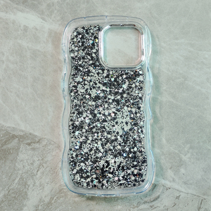 Funda de Teléfono INS con Diseño de Mariposa 3D de Resina Líquida, Carcasa Brillante con Purpurina para iPhone 17 16 15 14 Pro Max 17E - Product Image 4