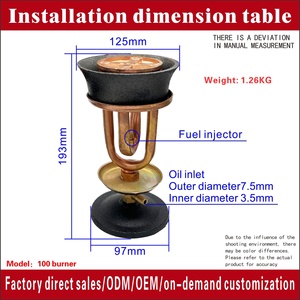 Réchaud de camping portable intégré haute pression Aokeli, conception autoportante manuelle, options kérosène/diesel, économie d'énergie - Product Image 3