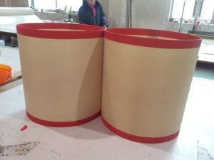 Bande transparente en fibre de verre de PTFE, convoyeur à mailles ouvertes résistant à la chaleur - Product Image 5