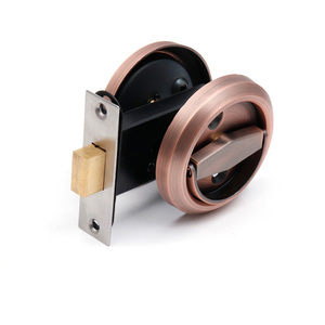 Recessed <strong>Door</strong> Lock Stainless Steel 304 Hidden Cup <strong>Door</strong> Handle Furniture Pulls Latch <strong>Knob</strong> Privacy Pocket <strong>Door</strong> Hotel Villa Use - Product Image 3