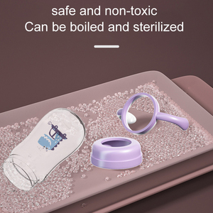 Nouveau produit en vente en gros, prix de gros, biberon <span class=keywords><strong>pour</strong></span> bébé à large ouverture, sans BPA, en PP et silicone, écologique, de 0 à 12 <span class=keywords><strong>mois</strong></span> - Product Image 4