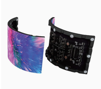 Modul LED Fleksibel Indoor TV Studio Curves, Animasi Dapat Disesuaikan, Kecerahan Tinggi 500cd P1.2-P3, Layar Lengkung Kreatif