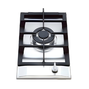 Table de cuisson à <span class=keywords><strong>gaz</strong></span> <span class=keywords><strong>encastrable</strong></span> <span class=keywords><strong>Domino</strong></span> à brûleur unique de 30 cm avec support de casserole en fonte - Product Image 1