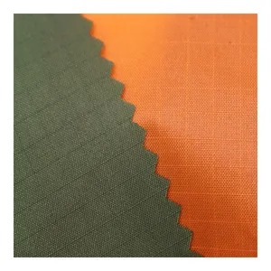 DWR 70d 210T Ripstop Nylon Taffeta Fabric With Pu Coated For Hammock