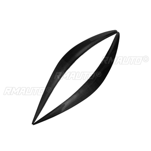 2 pièces de garnitures de phares en fibre de carbone pour Infiniti Q50 2014 2015 2016 2017 2018 - Product Image 2