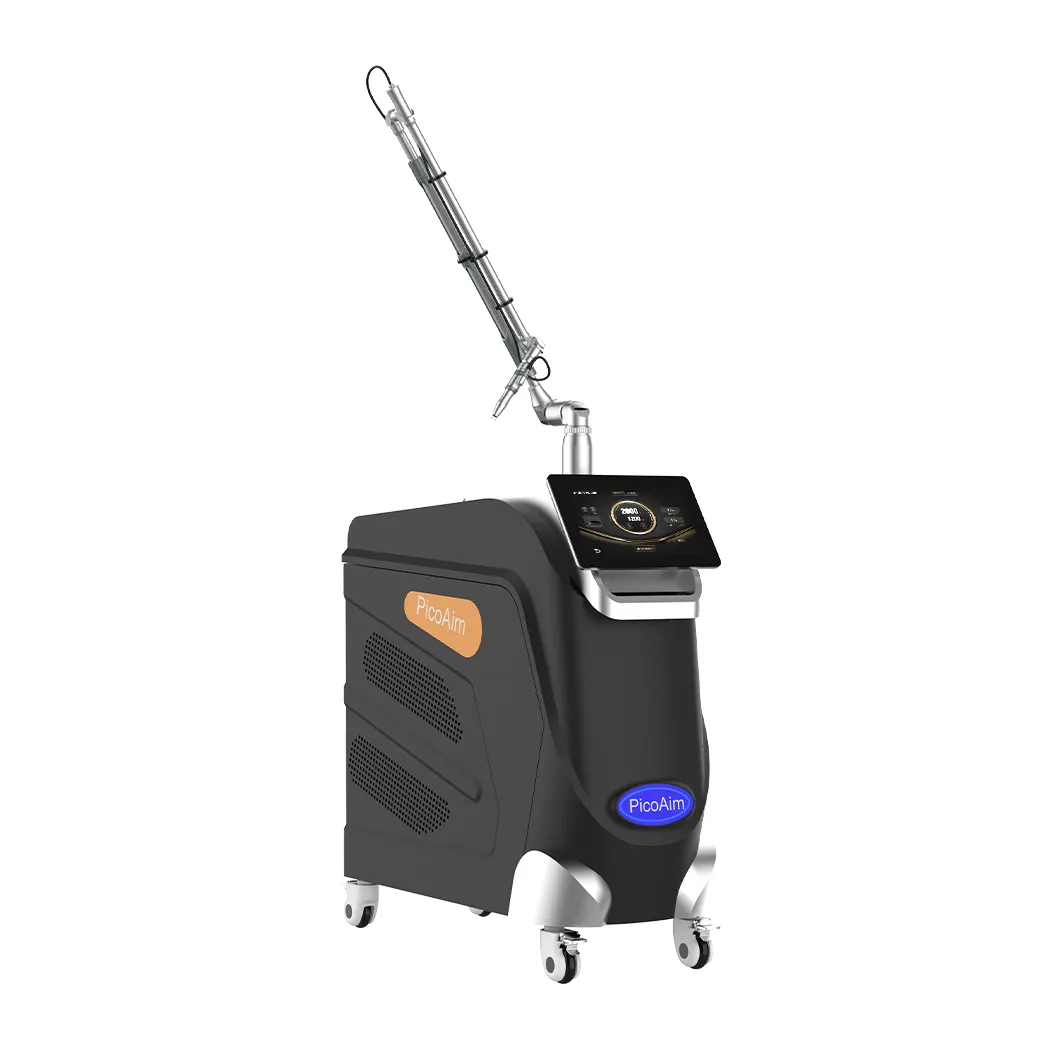 755 1064 1320 532 Professional Q Switched Pico Second Picosecond Nd Yag Laser Tattoo Removal Machine