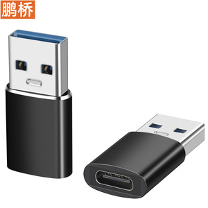 Pengqiao Usb 3.1 Male To <b>Type</b> <b>C</b> Female <b>Adapter</b> Aluminum Shell For Mobile Phone Otg Connector - Product Image 1