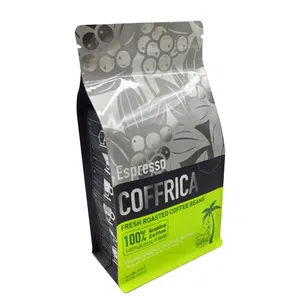공급 업체 맞춤형 포장 인쇄 지퍼락 커피 백 재 밀봉 가능 Mylar Bag 식품 용 플라스틱 포장 백