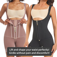 En gros Body sculptant intégral sans couture à buste ouvert, post-chirurgical, à compression et contrôle du ventre, Colombianas pour femmes