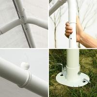 20 'x 10' Robuste Voiture Auvent Tente avec Flanc