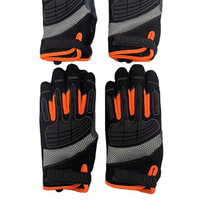 Heavy Duty Industry Leather Palm Rigger Anti Cut Prueba de pinchazos Resistente al trabajo Seguridad TPE 8 oz Tapered Cuff Guantes de alto impacto - Product Image 1