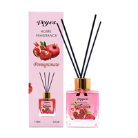 Diffuseur de parfum d'ambiance 130 ml aux agrumes et lavande, bouteille en verre, bâtonnets aromatiques, huile essentielle, longue durée