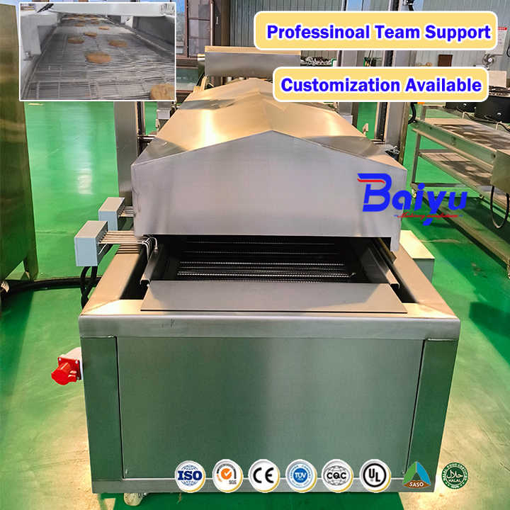 New Industrial Continuous Conveyor Chicken Deep Fryer/Nuggets Patty ...