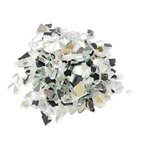 Chips de Vidrio Transparente Triturado para Pisos de Terrazo