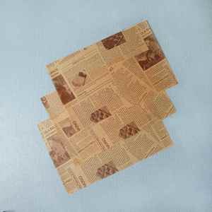 100% Food Grade Material Double-Sided Custom Sizes Available <b>Biodegradable</b> Eco-Friendly Greaseproof <b>Paper</b> for Food Packaging - Product Image 2