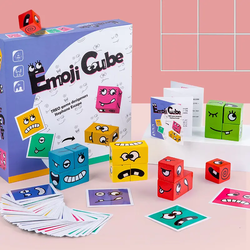 Образовательный магический куб для смены лица с кольцом-колокольчиком для детских подарков