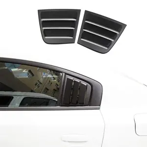 Fenster lamellen Air Vent Scoop Shades Abdeckung Jalousien Abs Fit für Dodge Charger Four Doors