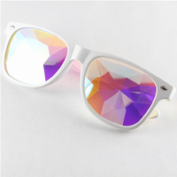 Vitrail Sparloo — lunettes de soleil rivets, 1724, verres Kaleidoscope, événement feu d'artifice, Cool fête