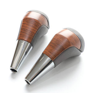 Palanca de Cambios de Coche, Cuero con Acabado Madera, Ergonómica, para Toyota Hilux Fortuner 2005-2016 - Product Image 5