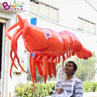 Costume gonflable amusant d'animal marin, accessoires de marionnette gonflable personnalisée, costume de poisson gonflable publicitaire pour événements et défilés