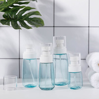 Botella de Spray Personalizada de Plástico Recargable de 30ml 60ml 100ml con Logotipo Personalizado