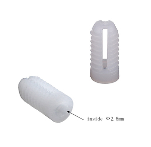 M5.5 * 12mm Trắng nhựa pre-chôn hạt bên trong đường kính 2.8mm đồ nội thất phụ kiện phần cứng vít chốt ren chèn cắm - Product Image 6