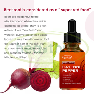 メタボリスビタミンD3 K2サンザシビート根滴カイエンペッパーエキス液体ドロップ用サプリメント - Product Image 4