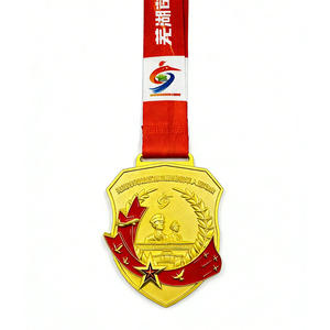 इलेक्ट्रोप्लेटिंग और एंटी-टैरनिश कोटिंग के साथ फुटबॉल चैंपियनशिप के लिए गोल्ड प्लेटेड पीतल का खेल पदक - Product Image 3