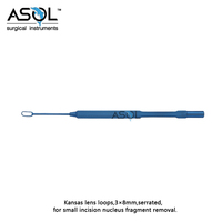 Instruments ophtalmiques : Boucles de lentilles chirurgicales Kansas 3*8mm pour la chirurgie de la cataracte et l'extraction de lentilles