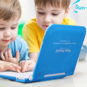 TFT Màn hình màu trẻ em Song ngữ máy tính xách tay đồ chơi học tập 124 chế độ học tập Tây Ban Nha/tiếng Anh Đồ chơi máy tính - Product Image 3