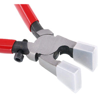 Pince à verre robuste à mâchoires courbées, outil pour porte-clés métalliques, capacité d'ouverture maximale 11 mm