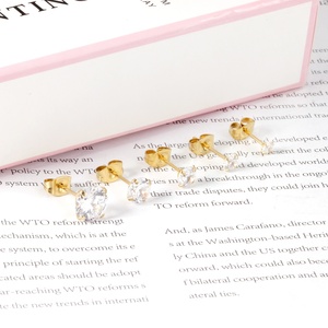 Classic Personality <b>Women</b> Accessories Customizable Stainless Steel Stud <b>Earring</b> <b>for</b> Christmas Gifts - Product Image 3