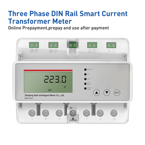 Medidor <span class=keywords><strong>de</strong></span> pulso <span class=keywords><strong>de</strong></span> electricidad <span class=keywords><strong>de</strong></span> carril DIN <span class=keywords><strong>de</strong></span> 50HZ trifásico 4 modelos con tarifas múltiples - Product Image 2
