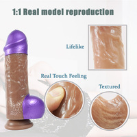 Énorme diamètre 58mm pénis télescopique vibrant poussée Silicone matériel gode pour femme amour jouets sexuels marteau gode vibrateur