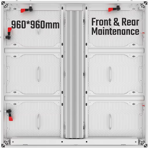 Écran LED d'extérieur P6.67 960*960mm, armoire en aluminium profilé, étanche IP65, panneau d'affichage vidéo LED animé haute résolution - Product Image 2
