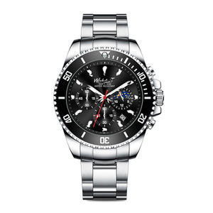 Relojes WISHDOIT <span class=keywords><strong>2021</strong></span> para hombre, relojes de pulsera de acero inoxidable de lujo, reloj de cuarzo cronógrafo luminoso a prueba de agua. - Product Image 3