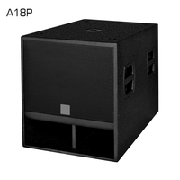 A18P Caisson de basses actif 18 pouces 1500W RMS, haut-parleur de basses PA haute puissance pour location de scène, tournée et système de sonorisation live