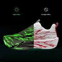 Chaussures de course à pied pour couple, nouvelle collection automne, grande taille, jeunesse, professionnelles, marathon, tige en mesh, lumineuses, polyvalentes, tendance
