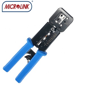 Pince à sertir réseau multifonctionnelle Easy Pass-Through <span class=keywords><strong>RJ45</strong></span>, outil professionnel <span class=keywords><strong>compatible</strong></span> CAT6/CAT5, certification CE - Product Image 2