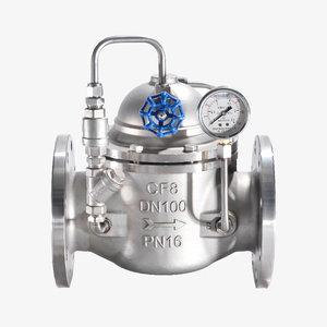 Vanne de contrôle hydraulique en acier inoxydable pour l'industrie, 300X, à fermeture lente et silencieuse, pour système d'eau - Product Image 3