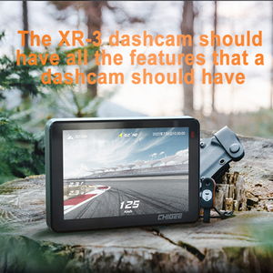 Chigee hiệu suất cao 4.3 inch Ba Camera xe máy 4k Dashcam xe máy Dash Cam với Carplay - Product Image 4