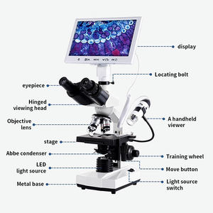高性能スリーアイ顕微鏡信頼性の高いサプライヤーが提供するバイオ顕微鏡学校の生物顕微鏡 - Product Image 5