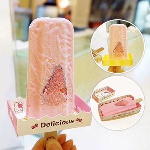 Kem Hộp Takeaway Popsicle Khay giấy bao bì Hộp sô cô la kem Khay giấy - Product Image 1